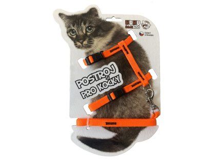 HUHUBAMBOO set postroj+vodítko CAT, oranžový