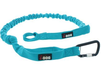 I-Dog ALM Opale vodítko s amortizérem střední pes, modré 240cm
