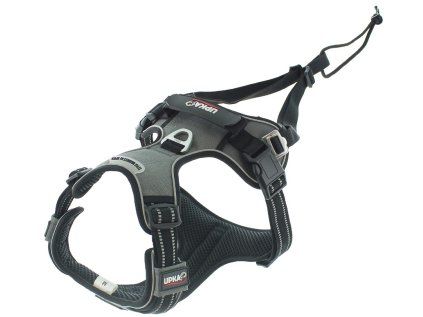 I-Dog Upka Style postroj, šedý XXS