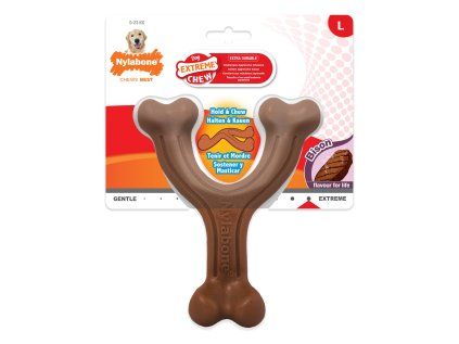 Nylabone hračka Extreme Wishbone příchuť bizon L