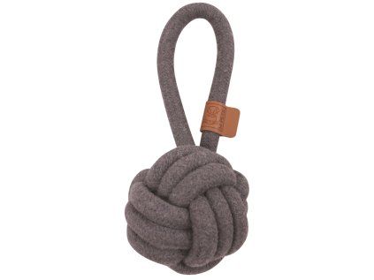 M-Pets Coto bavlněná hračka uzel, šedý 8 cm