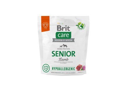 Brit Care Dog Hypoallergenic Senior - lamb and rice 1kg