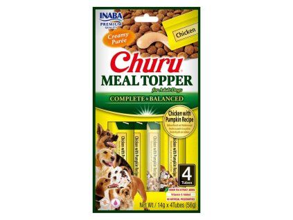 Churu Dog Meal Topper kuře s dýňí 4x14 g
