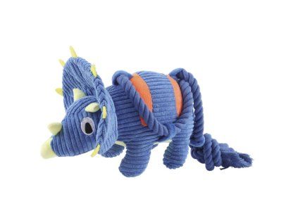 Huhubamboo hračka pro psy Triceratops 43cm