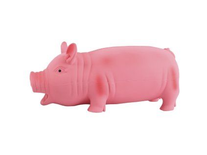 Huhubamboo pískací hračka pro psy latexové prasátko L 32cm