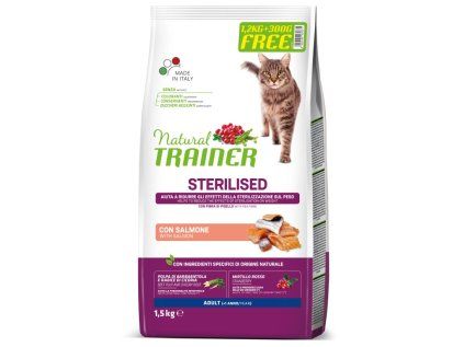 TRAINER Nature Cat SP.STER. losos 1,5kg