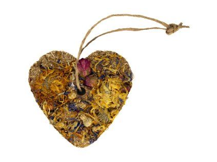 Bezobilné bylinkové srdce Herbs Crunch - měsíček, chrpa a růže 80 g