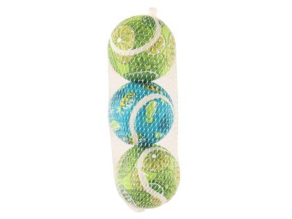 HUHUBAMBOO tenisový míč letní 6,3 cm (3ks)