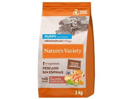 59967 1 nature s variety no grain pro stredni stenata s lososem 3 kg