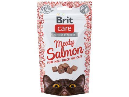 Brit Care Cat Snack Meaty Salmon 50g