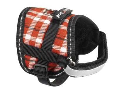 Postroj Gimborn Pixie Scot XS 1,5x26-35 cm červený