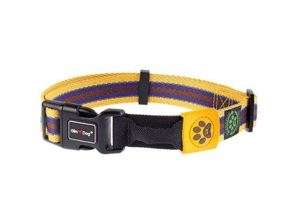 Obojek Gimborn Re-Walk 2,5x45-68 cm žlutý