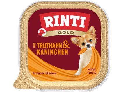 RINTI Gold mini krůta a králík 100g