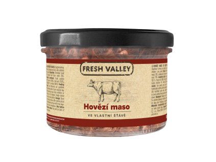 fresh valley sklenice hovezi 200g