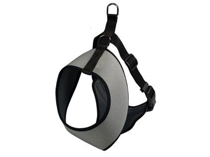 Huhubamboo postroj do auta neopren šedý | L