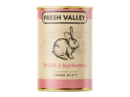 Konzerva Fresh Valley s králičím masem 400 g