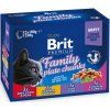 Kapsička Brit Cat Premium Pouches Rodina 12 x 100 g