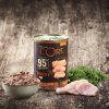 Wellness Dog konzerva 95 % krůta s kapustou 400 g