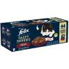 Kapsička Felix Tasty Shreds Multipack hovězí/kuře/kachna/krůta ve šťávě 44x80 g